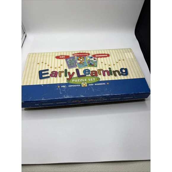 Easy Learning Flashcard Puzzles Language & Math Fun‎ Learning! Pre- Owned - Picture 4 of 10